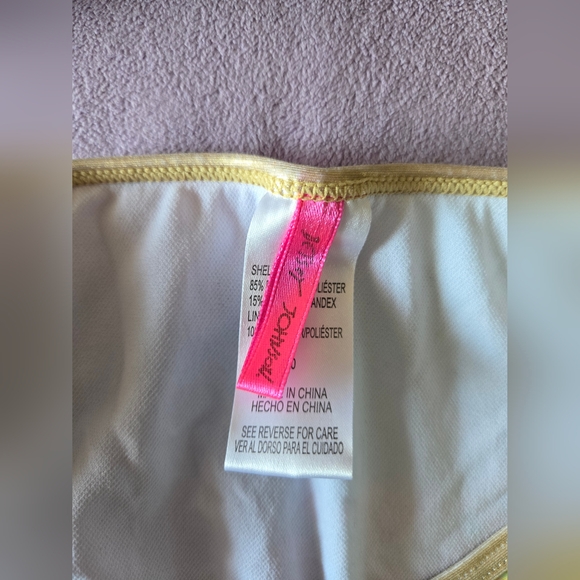 Betsey Johnson Girls Multicolor Tie-Dye Bikini with Gold Accents Size 10 - Picture 6 of 8